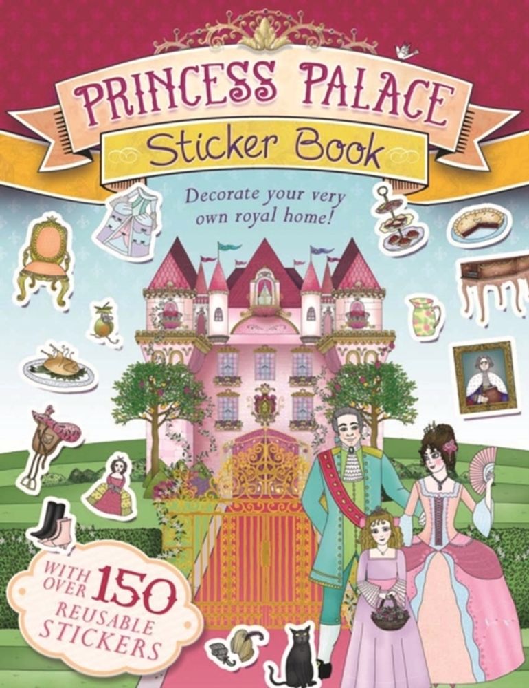 Princess Palace Sticker Book | Jim Pipe