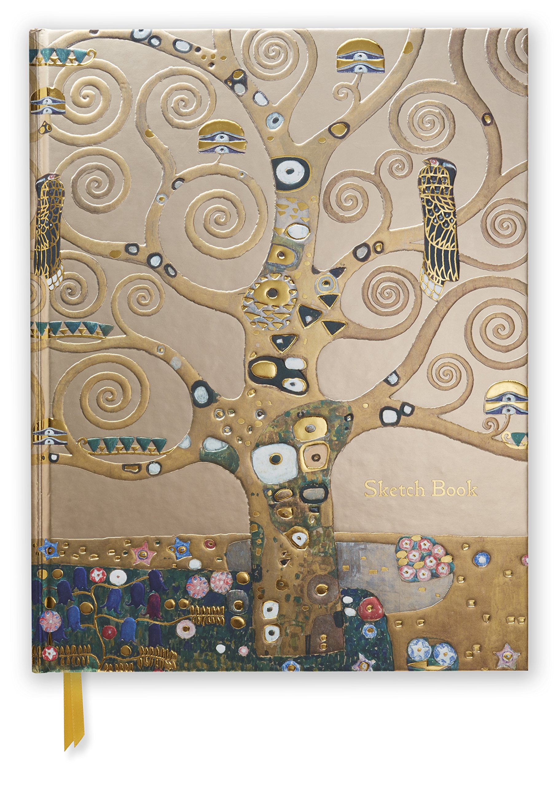 Carnet pentru schite - Gustav Klimt - Tree of Life | Flame Tree Publishing