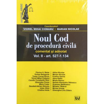 Noul Cod de procedura civila. Comentat si adnotat | Viorel Mihai Ciobanu, Marian Nicolae carturesti.ro poza bestsellers.ro