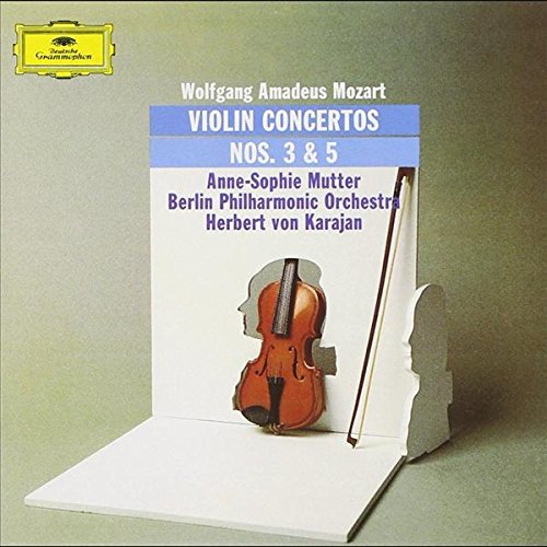 Violin Concerti 3 & 5 - Vinyl | Wolfgang Amadeus Mozart, Herbert von Karajan image