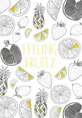 Felicitare cu 8 pagini de colorat - Feeling Fruity | Cardoo