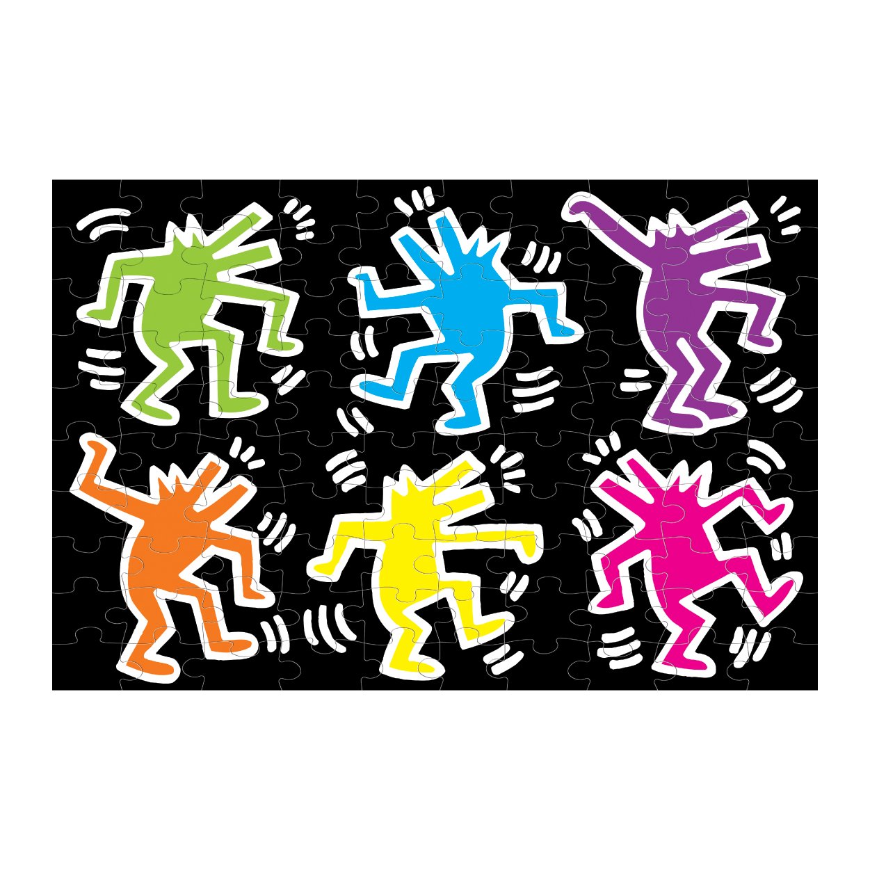 Puzzle - Keith Haring: Glow in the Dark Puzzle | Mudpuppy - 2