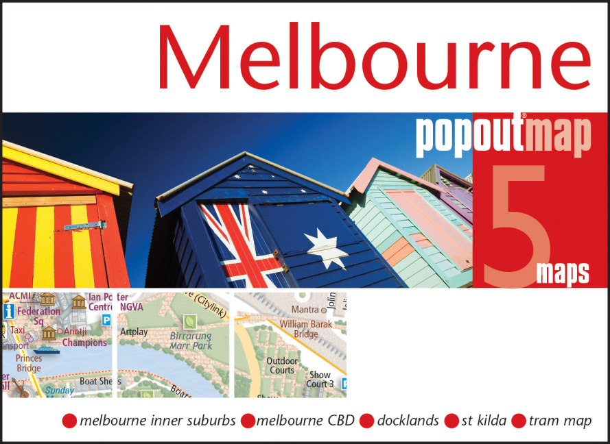 Melbourne Popout Map |