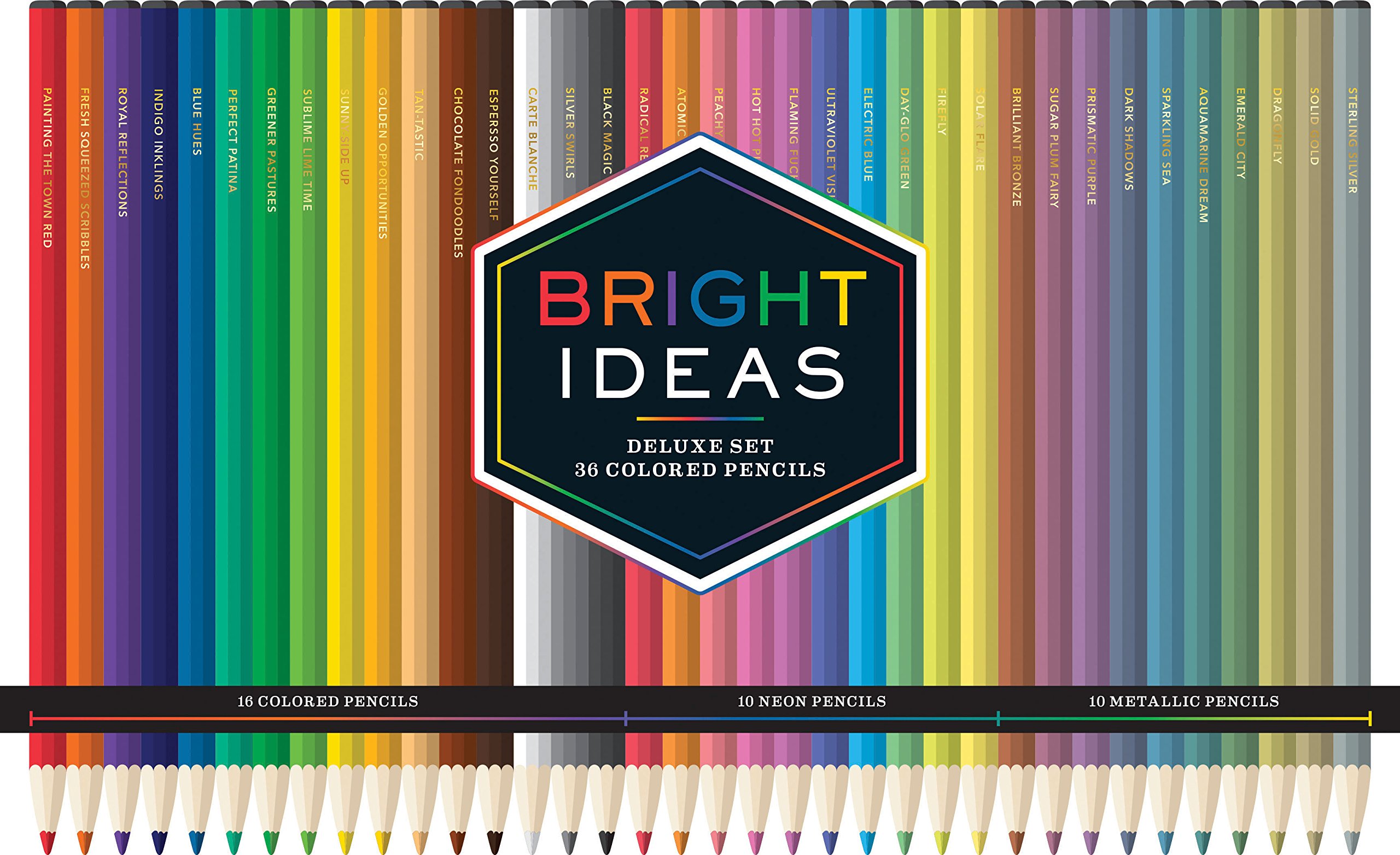 Set creioane colorate - Bright Ideas Deluxe | Chronicle Books