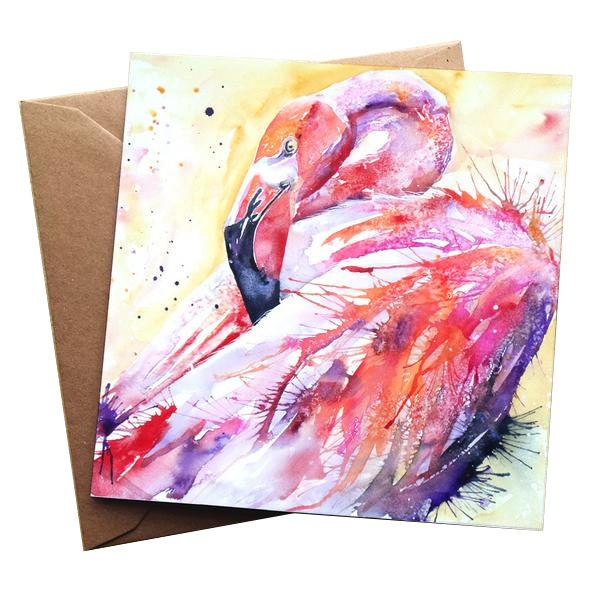Felicitare - London Flamingo | Wraptious