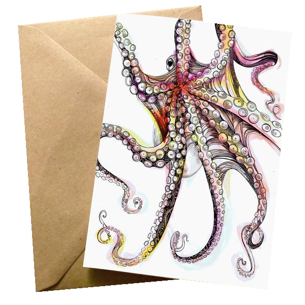 Felicitare - Octopus | Wraptious