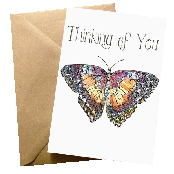 Felicitare - Thinking of You Butterfly | Wraptious