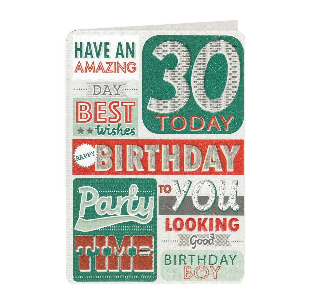 Felicitare - 30th Birthday | Laura Darrington Design