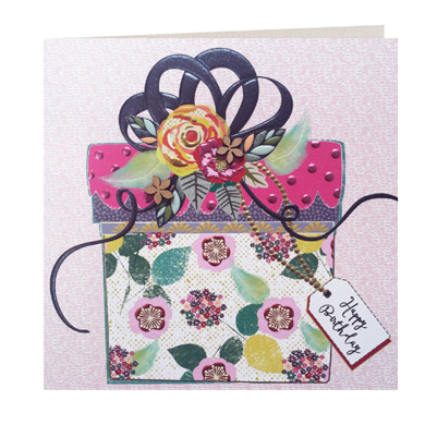 Felicitare - Happy Birthday Present | Laura Darrington Design