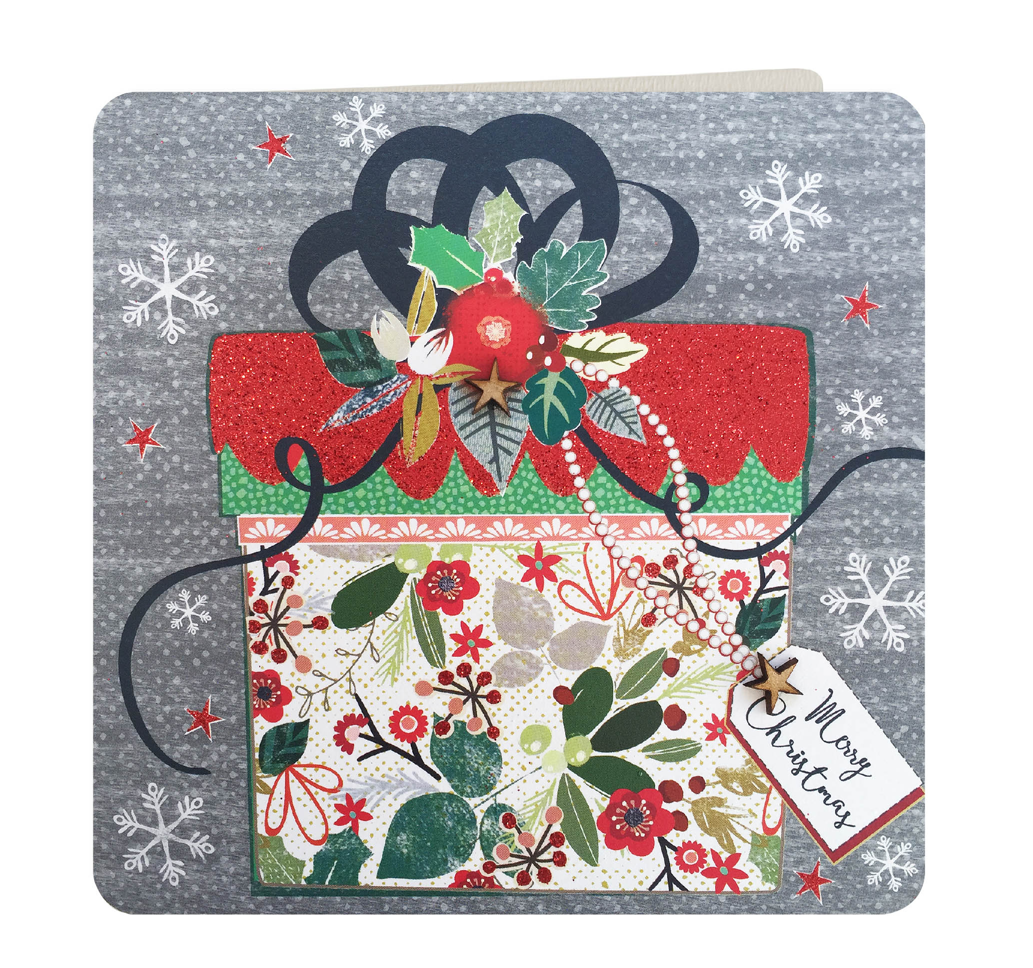  Felicitare - Merry Christmas Present | Laura Darrington Design 