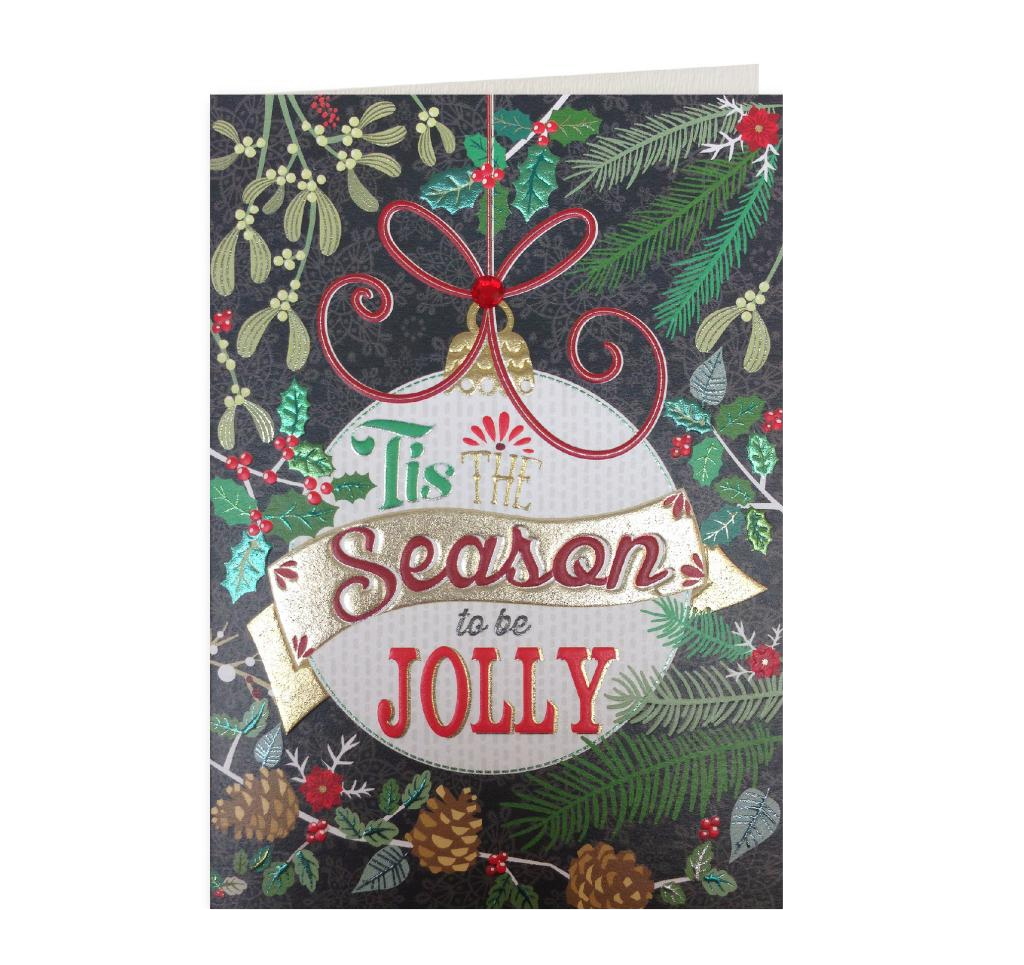 Felicitare - Tis the Season to be Jolly | Laura Darrington Design
