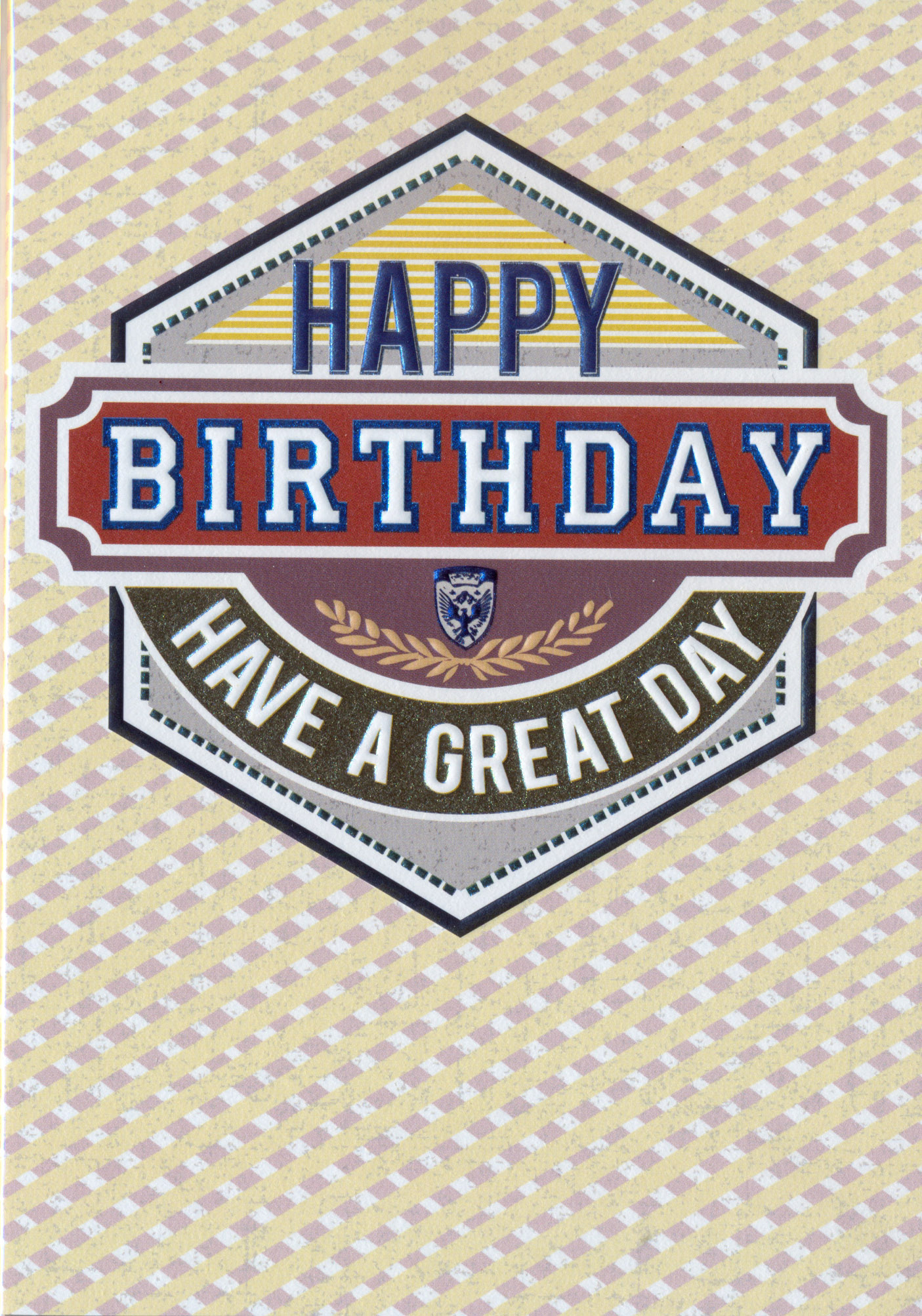 Felicitare - Happy Birthday Have a Great Day | Laura Darrington Design