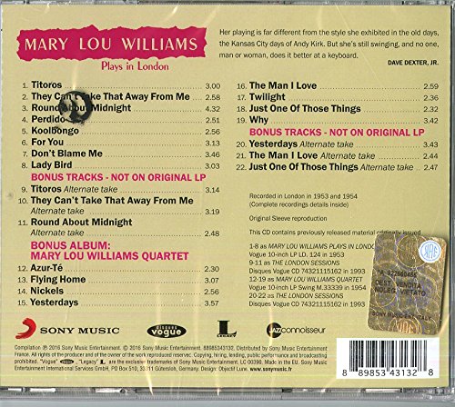 Mary Lou Williams Plays In London | Mary Lou Williams