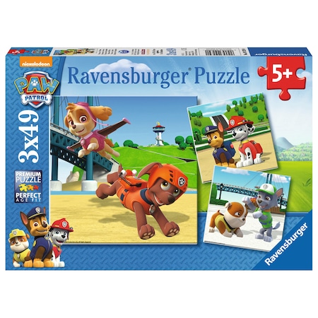 Puzzle 3 X 49 piese - Patrula Catelusilor | Ravensburger image2