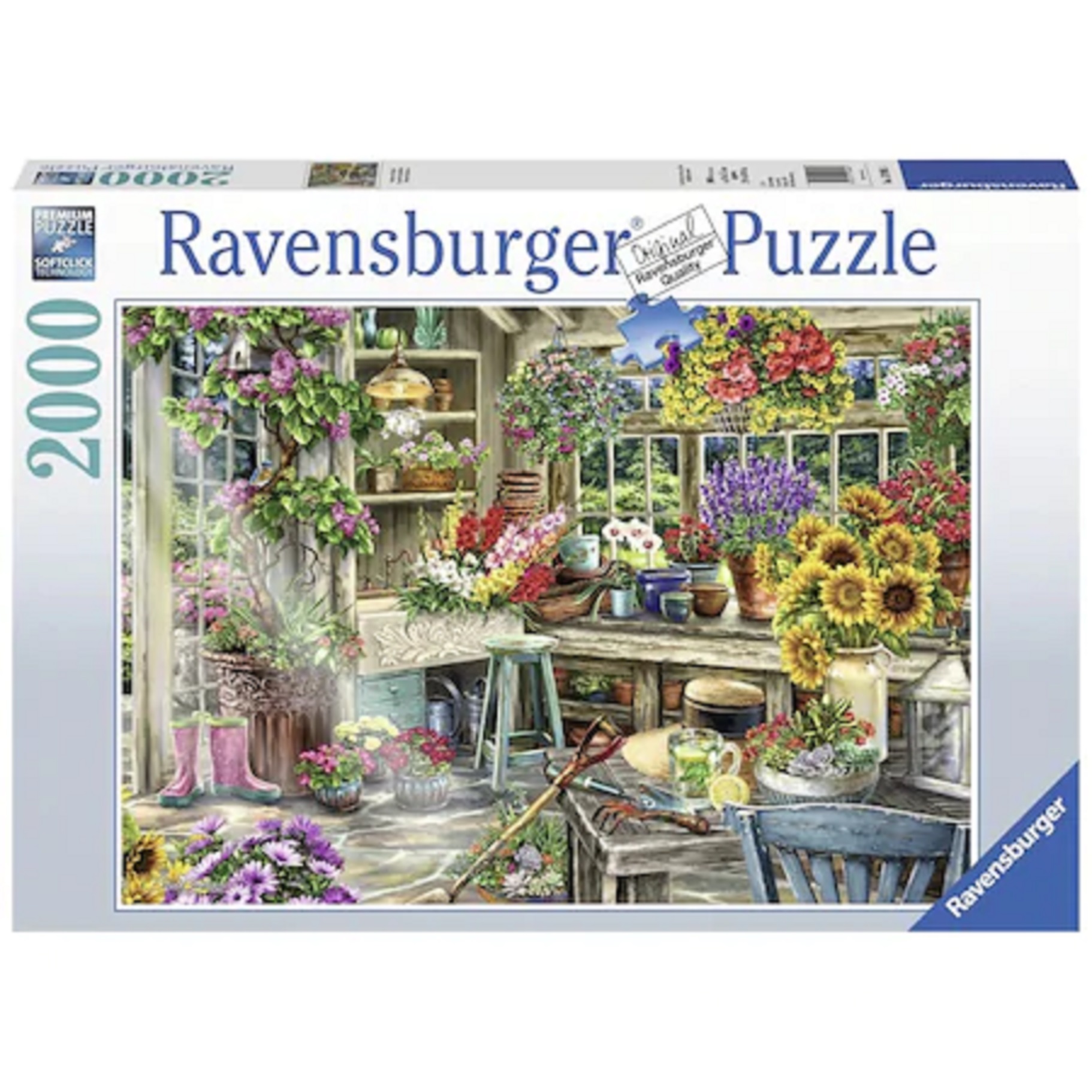 Puzzle 2000 piese - Paradisul gradinarului | Ravensburger