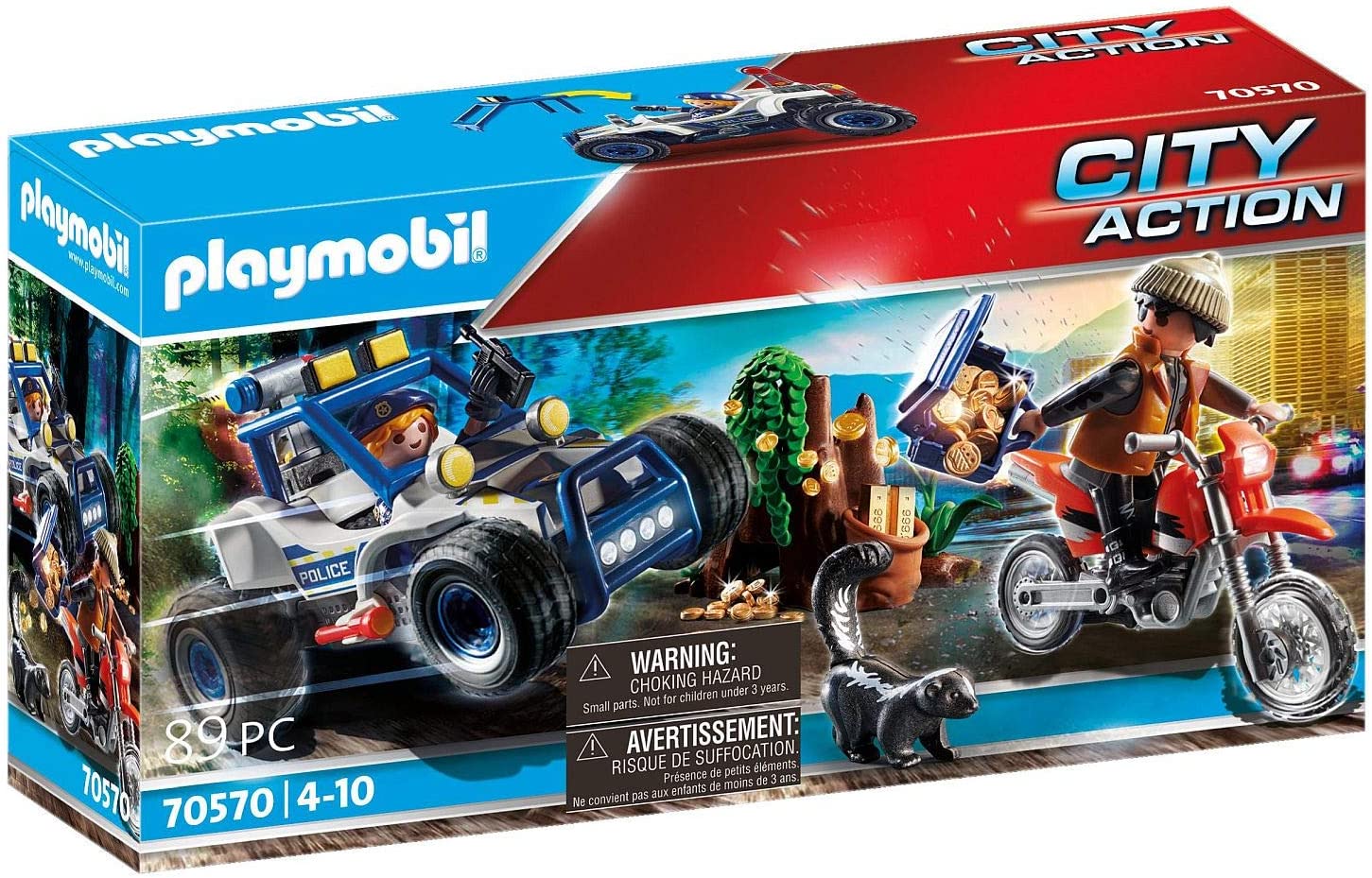 Set jucarii - Police Off-Road Car with Jewel Thief | Playmobil image1