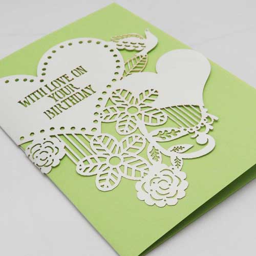 Felicitare - Birdie Green Happy Birthday | Alljoy Design image