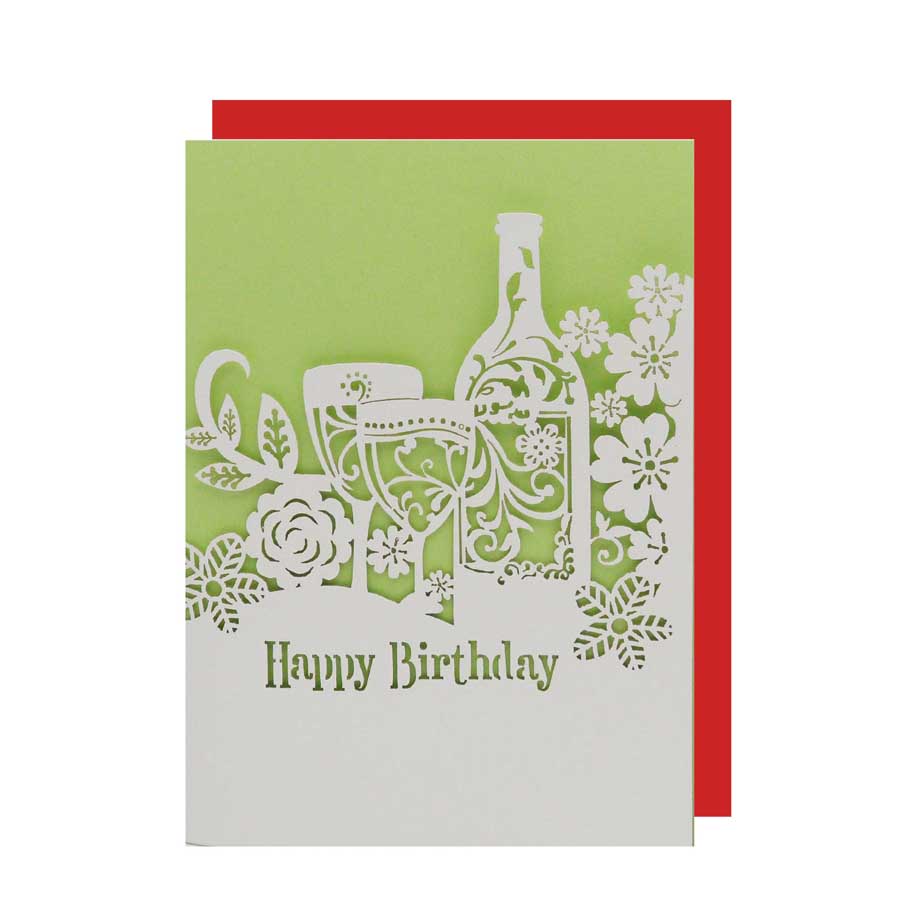Felicitare - Birdie Green Happy Birthday | Alljoy Design image1