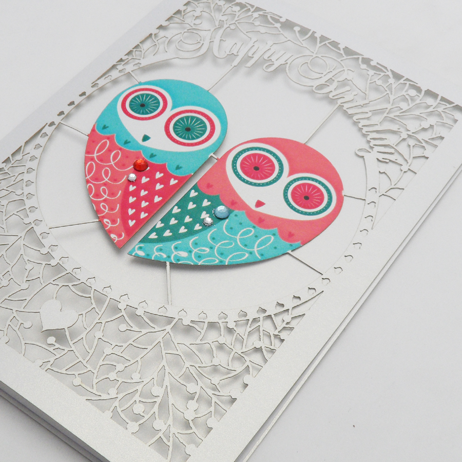 Felicitare - Happiness 2 Owls | Alljoy Design image1