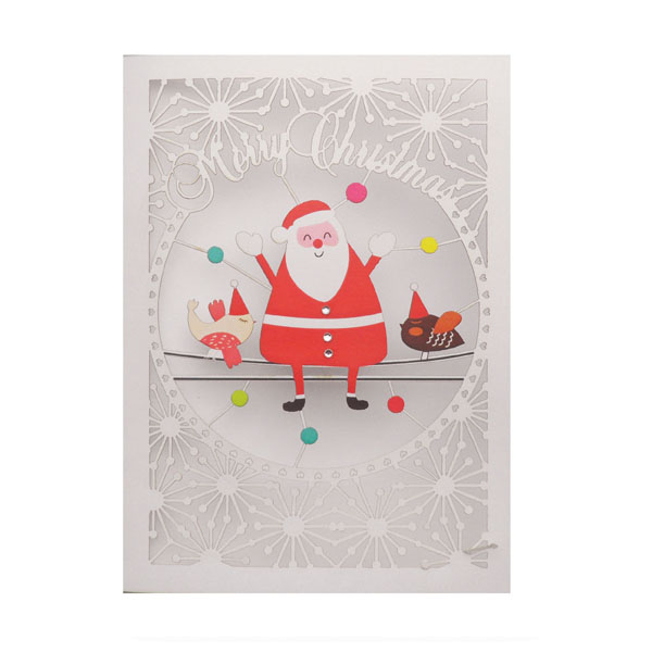 Felicitare - Santa Hanging | Alljoy Design