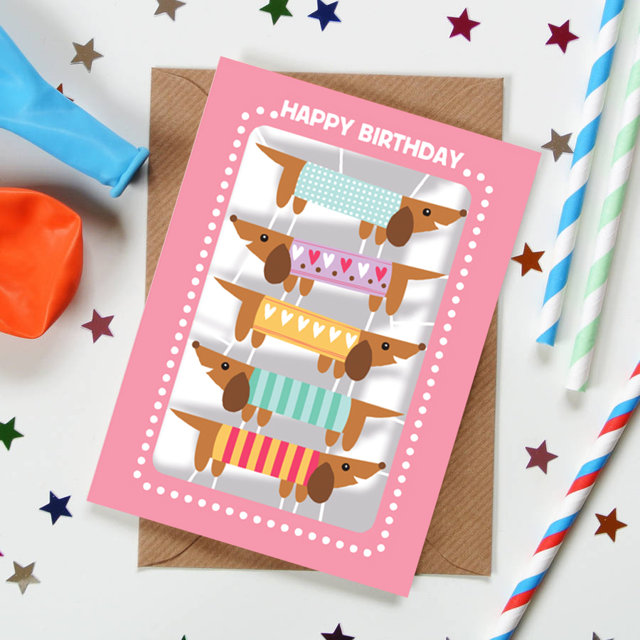 Felicitare - Happy Birthday Dog | Alljoy Design