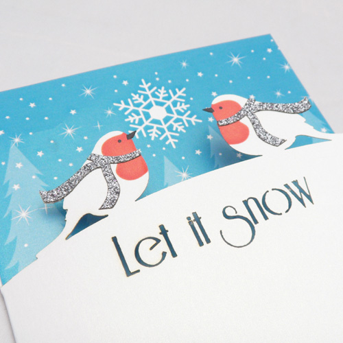 Felicitare - Let it Snow Birds | Alljoy Design