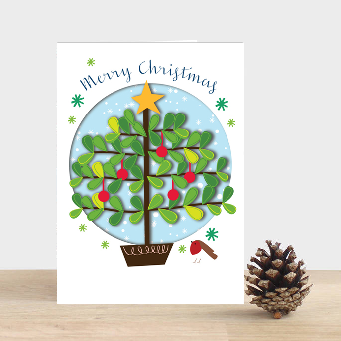 Felicitare - Merry Christmas Tree | Alljoy Design image0