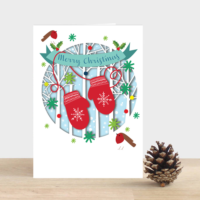 Felicitare - Merry Christmas Forest | Alljoy Design