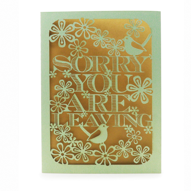 Felicitare - Sorry You Are Leaving | Alljoy Design