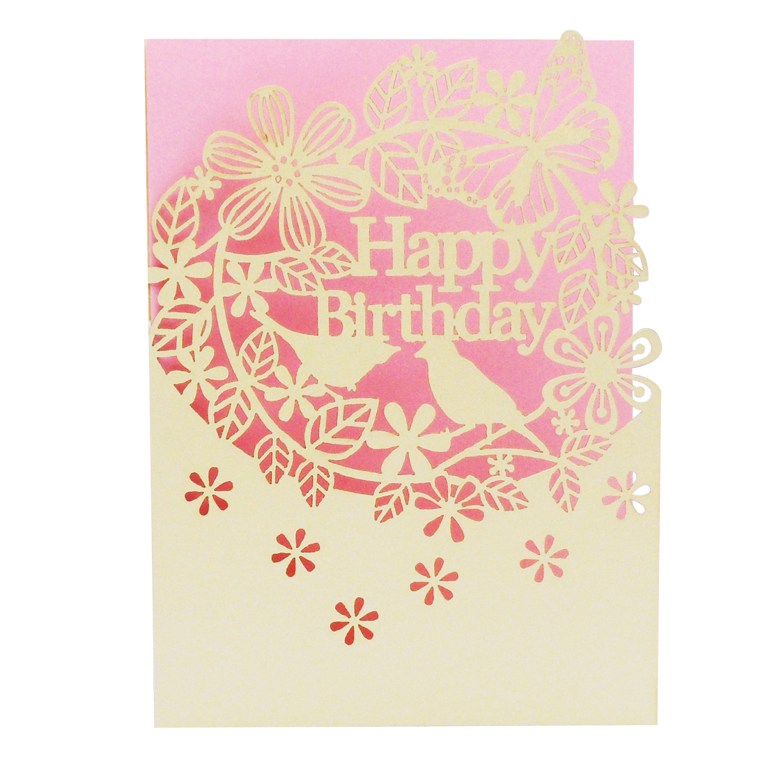 Felicitare - Pink Happy Birthday | Alljoy Design