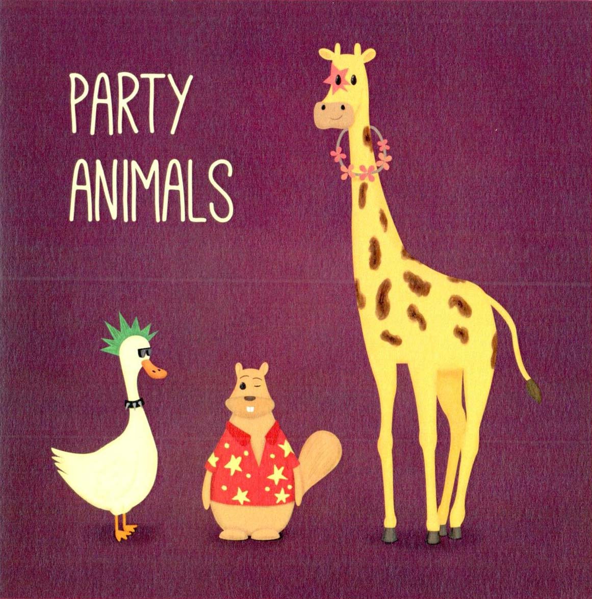 Felicitare - Party animals | Glumita