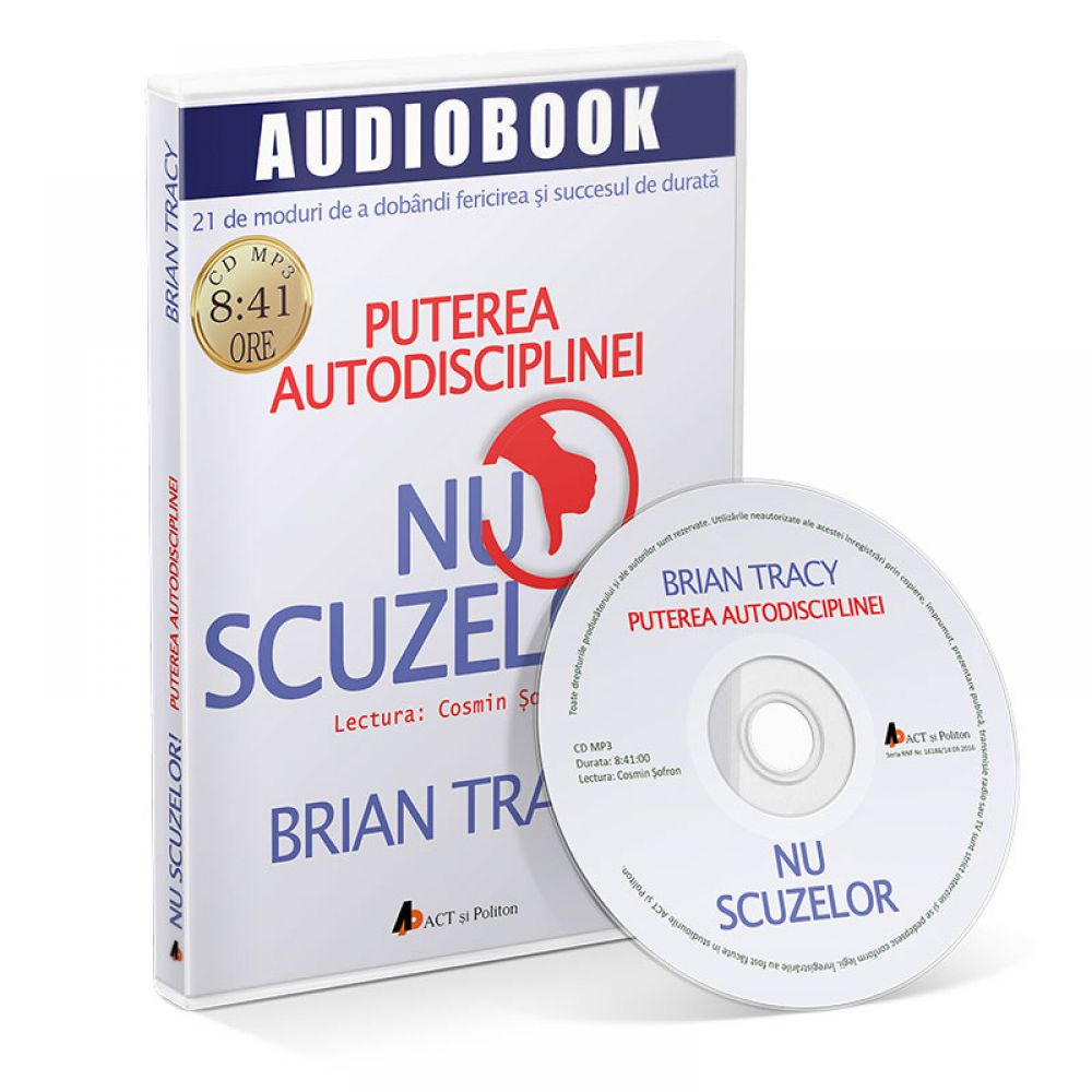 Nu scuzelor! – Audiobook | Brian Tracy Brian Tracy poza bestsellers.ro
