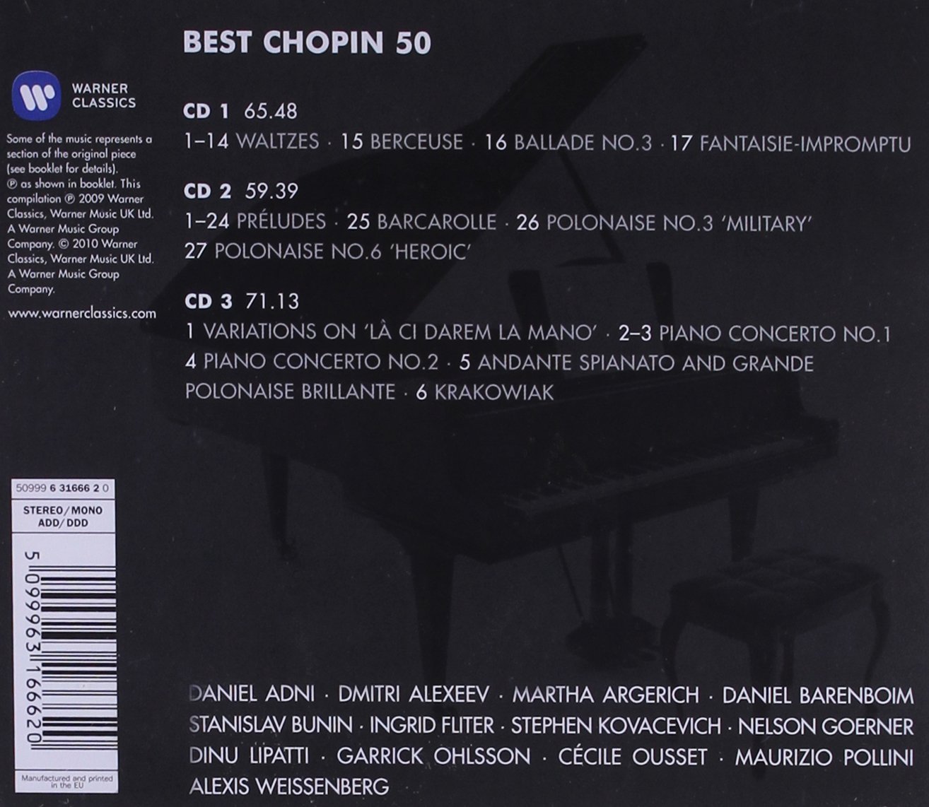 50 Best Chopin - Box set | Various Artists - 1 | YEO