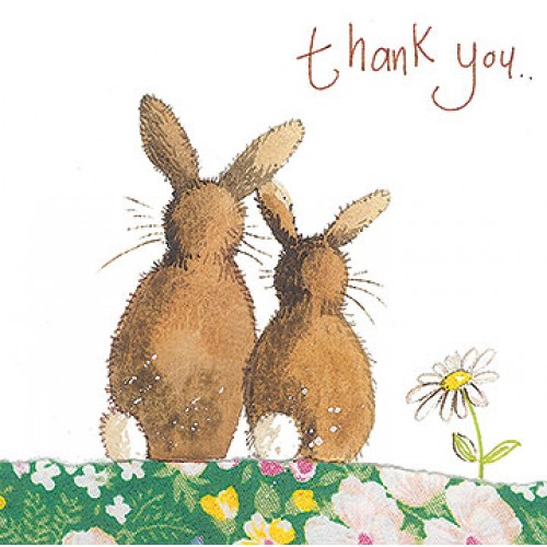Felicitare - Thank You Rabbit | Alex Clark