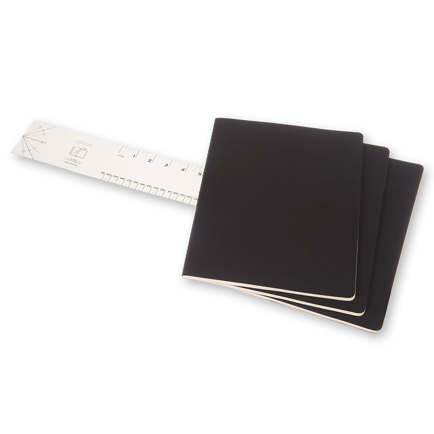 Set 3 caiete - Moleskine Cahier - XXL, Ruled - Black | Moleskine - 1 | YEO