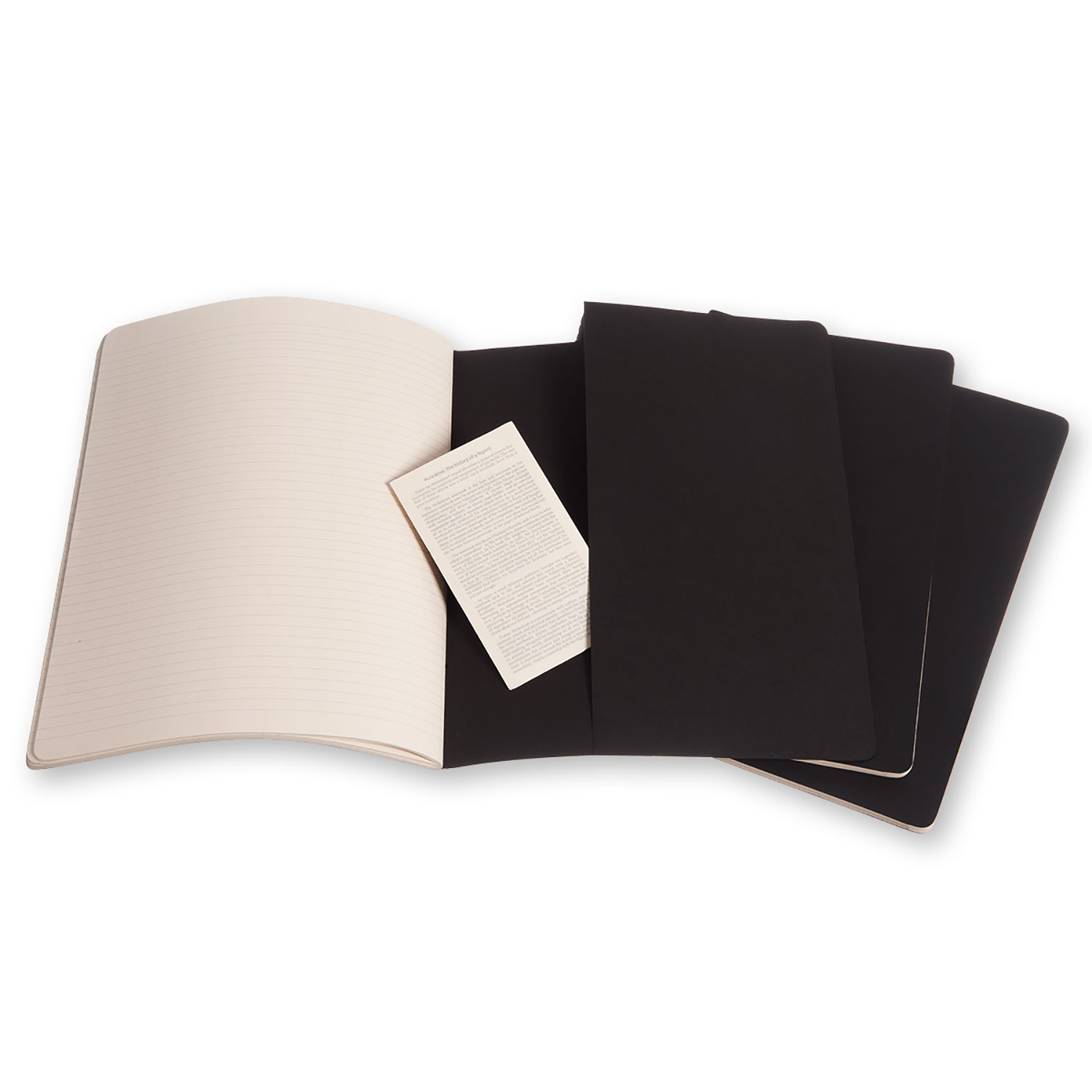 Set 3 caiete - Moleskine Cahier - XXL, Ruled - Black | Moleskine - 2 | YEO