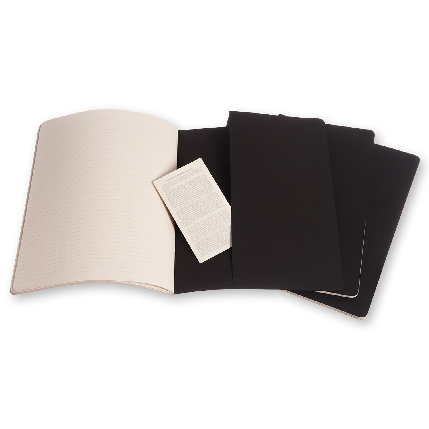 Set 3 caiete - Moleskine Cahier - XXL, Plain - Black | Moleskine - 2 | YEO