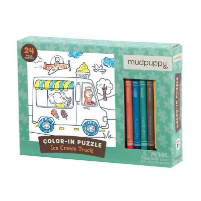 Ice Cream Truck Color-In Puzzle | Mudpuppy