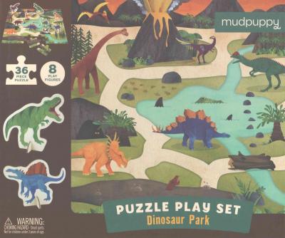 Puzzle interactiv - Dinosaur Park | Mudpuppy