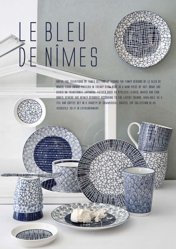 Set 20 de servetele - Bleu De\'Nimes Bubble | Tokyo Design Studio - 2 | YEO