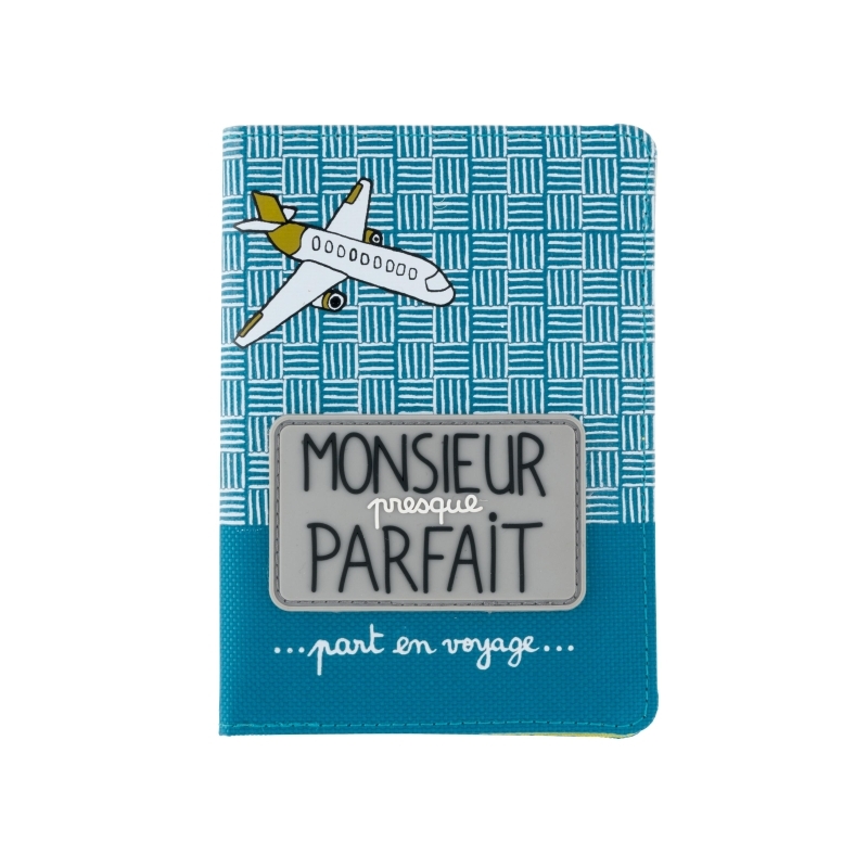 Portofel pentru pasaport - Monsieur Parfait ..part en voyage... | Derriere la porte