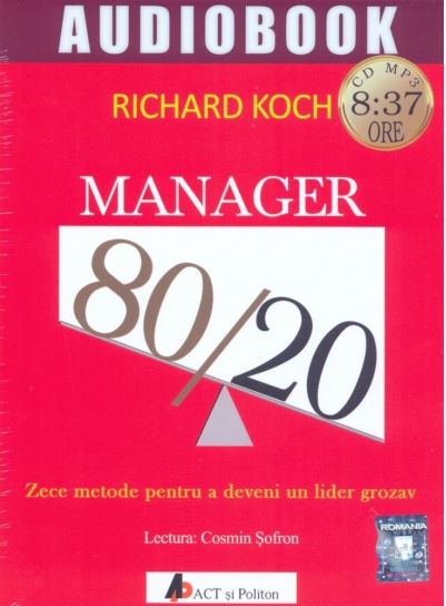 Manager 80/20 – Audiobook | Richard Koch carturesti 2022