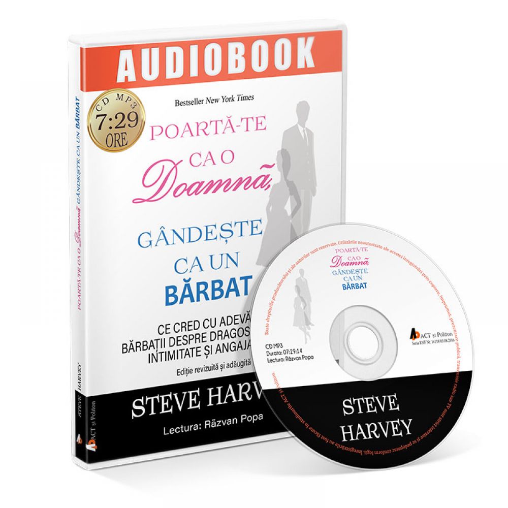 Poarta-te ca o doamna, gandeste ca un barbat – Audiobook | Steve Harvey carturesti.ro poza bestsellers.ro