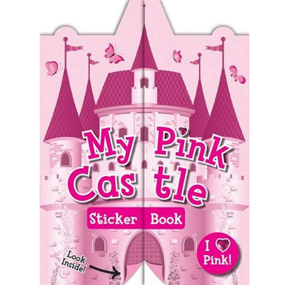 Look Inside Sticker Book - Pink Castle |