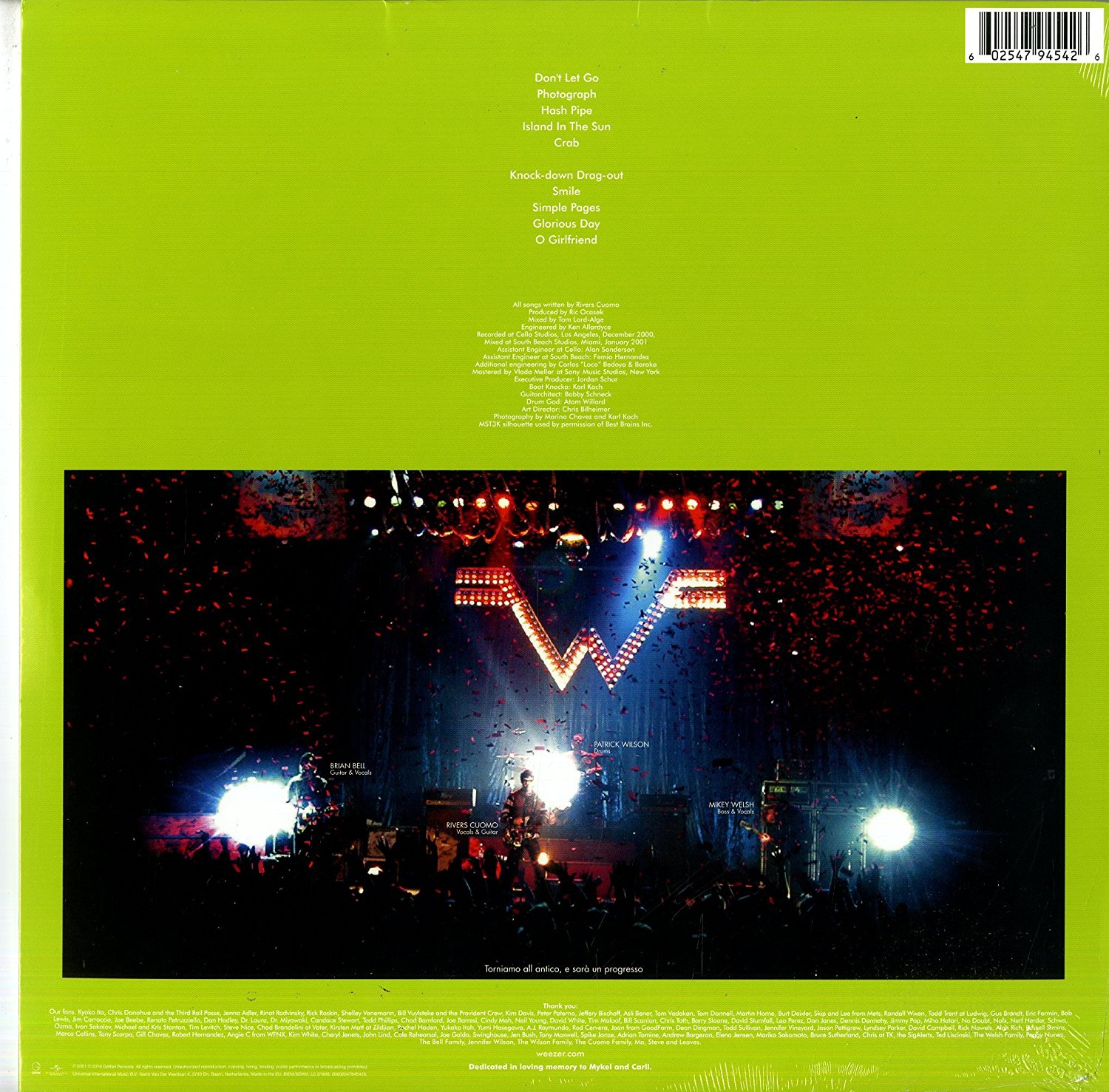 Green Album - Vinyl | Weezer - 1 | YEO