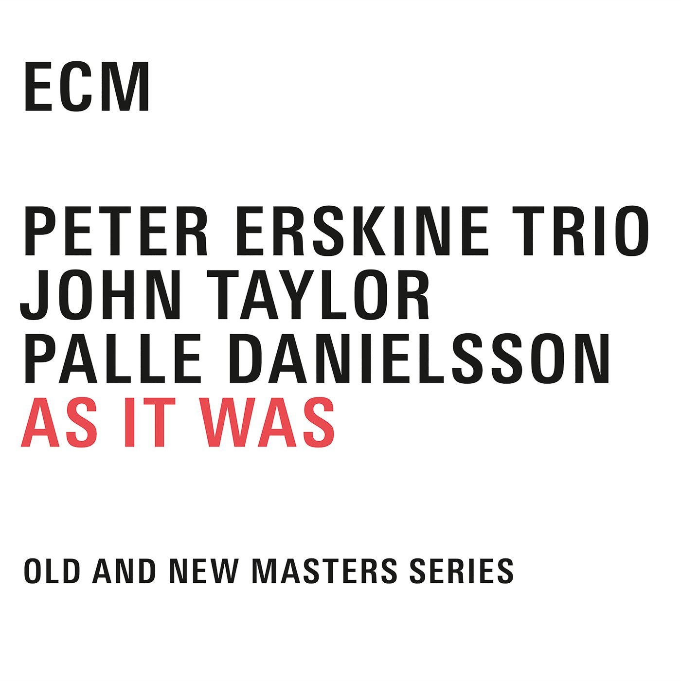 As It Was | Peter Erskine