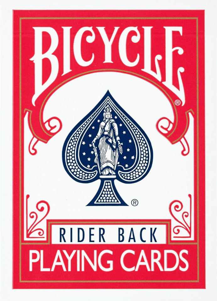 Carti de joc - Rider Back - Red | Bicycle - 1 | YEO