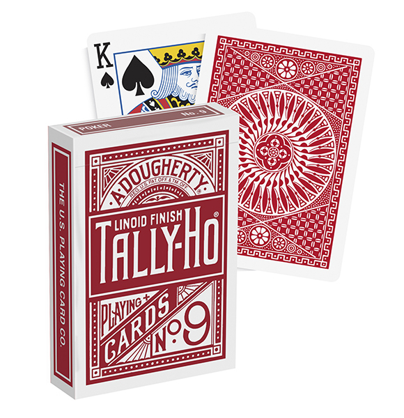  Carti de joc - Tally-Ho Circle Back, Red | Bicycle 