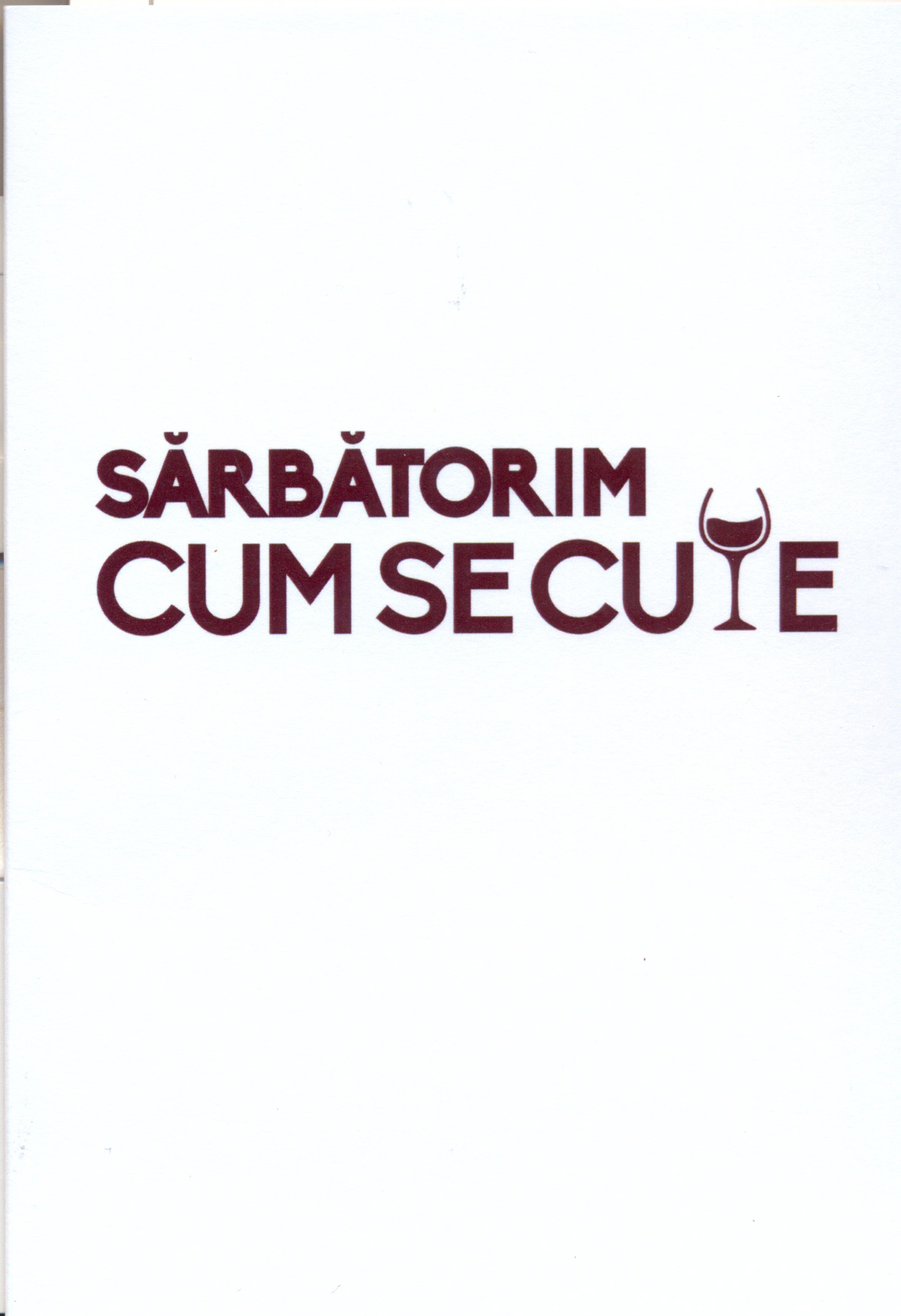 Felicitare - Sarbatorim cum se cuVINe | deDrag