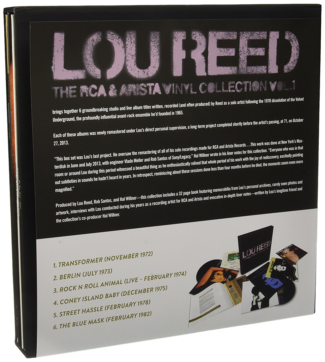 The Rca & Arista Vinyl Collection, Vol.1 - Vinyl Box set | Lou Reed - 1 | YEO